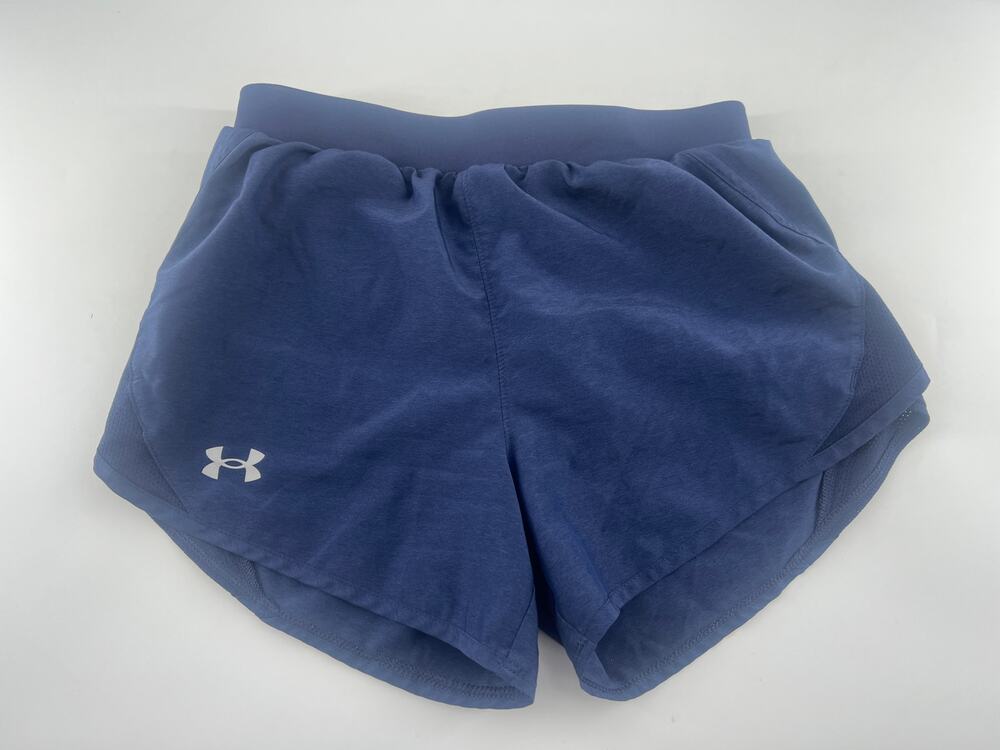 Under Armour Running Shorts Women Extra Small Blue Activewear Sportswear Fitness
